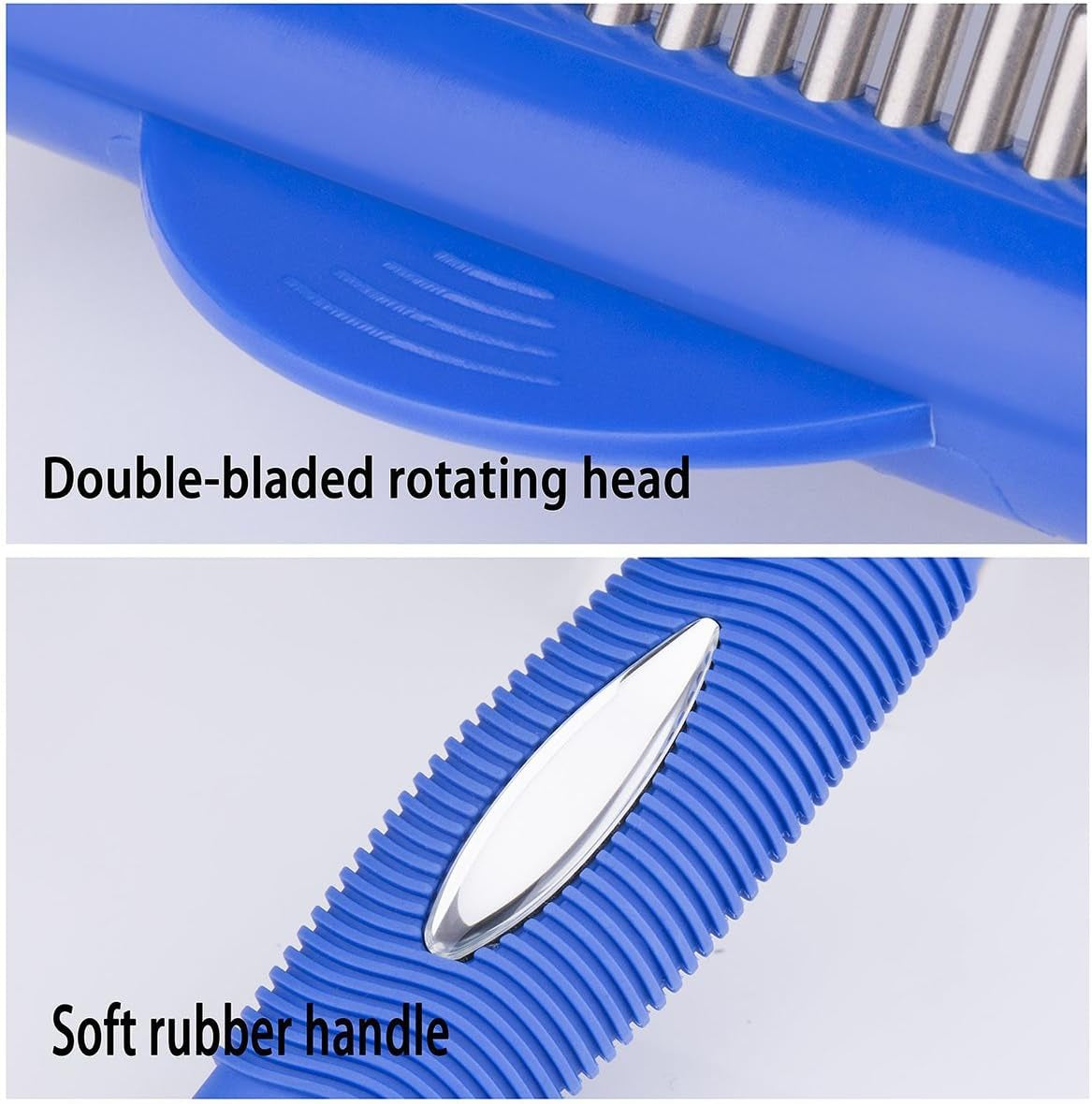 The Desheddinator - Versatile Grooming Tool: Undercoat Rake for Dogs, Cats, and Horses, Deshedding Brush and Comb for Pet Grooming