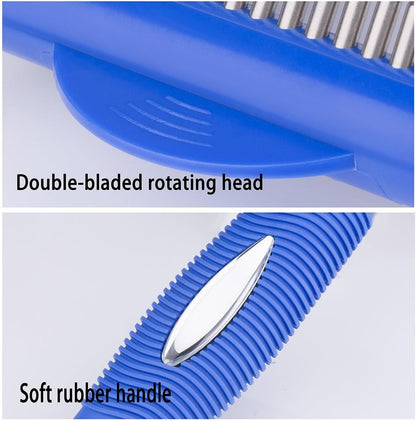 The Desheddinator - Versatile Grooming Tool: Undercoat Rake for Dogs, Cats, and Horses, Deshedding Brush and Comb for Pet Grooming