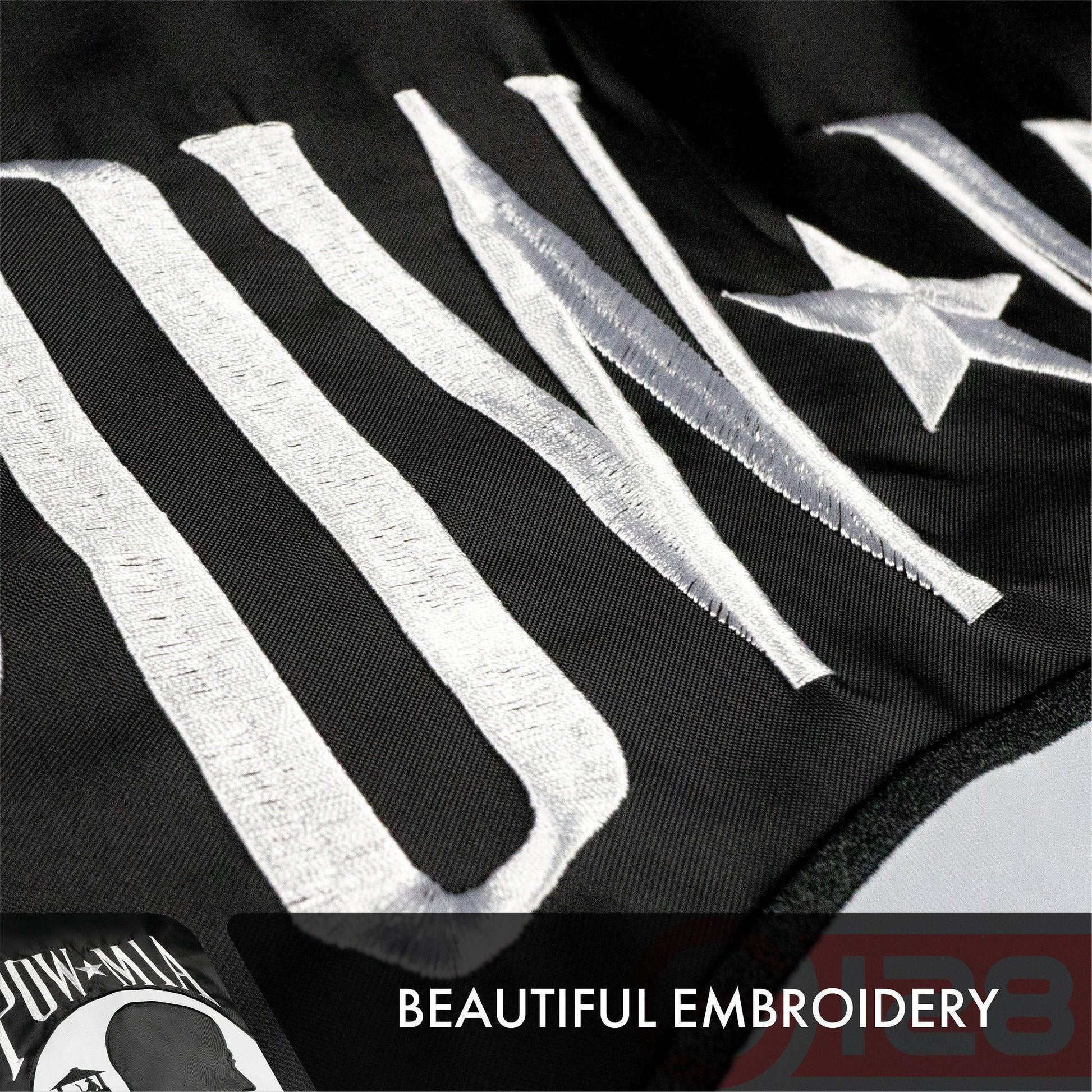 POW MIA Flag 3X5 Ft, 5Pack, Doublesided, Embroidered Polyester by G128