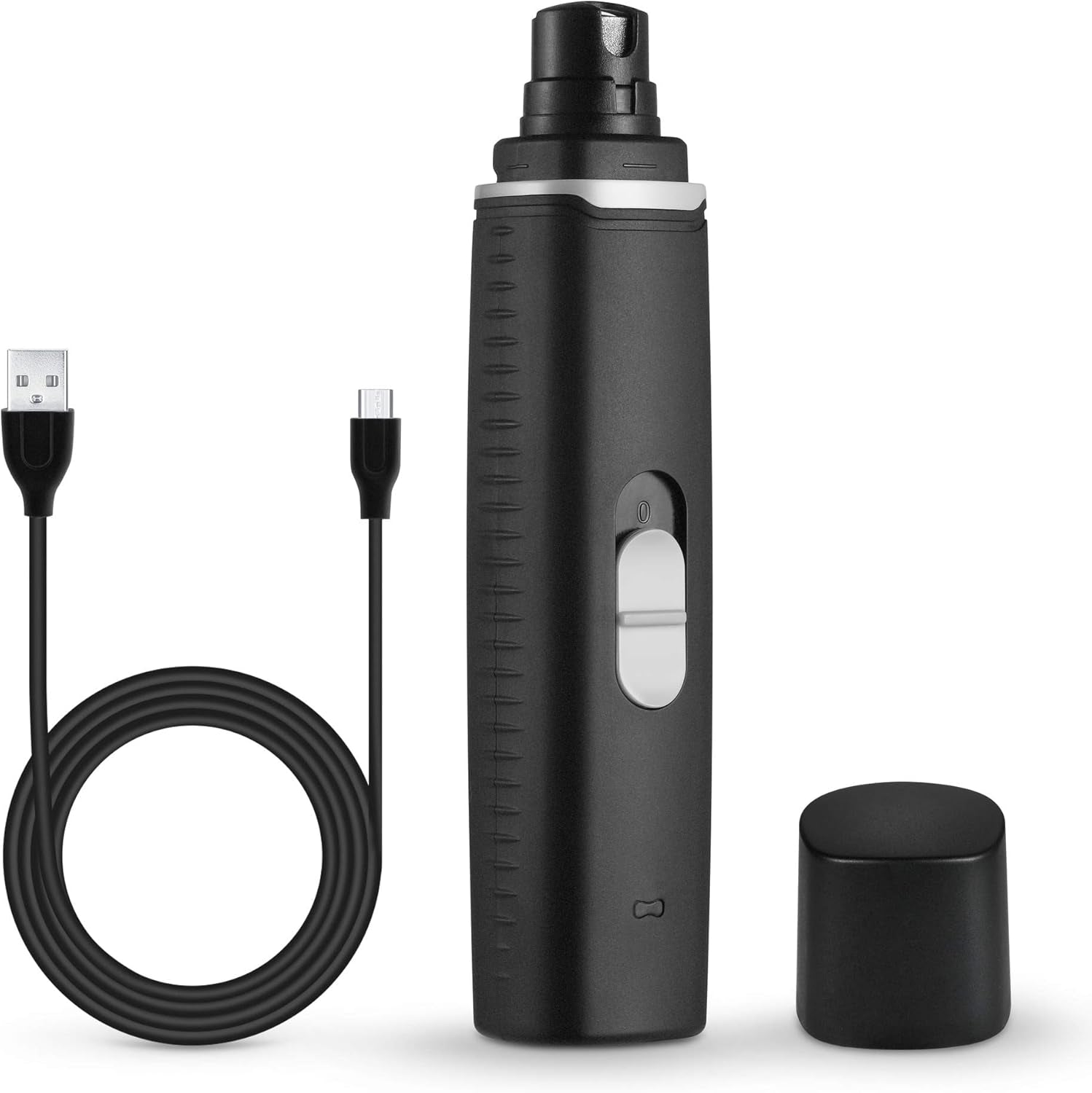 Dog Nail Grinder Upgraded - Professional 2-Speed Electric Rechargeable Pet Nail Trimmer Painless Paws Grooming & Smoothing for Small Medium Large Dogs & Cats