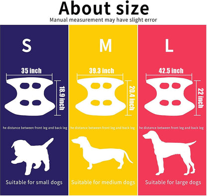 Pet Grooming Hammock with Anti-Splash Nail Clippers, Grooming Gloves,Dog Grooming Sling for Bathing Grooming and Nail Trimming-L (-Cwdc0001)