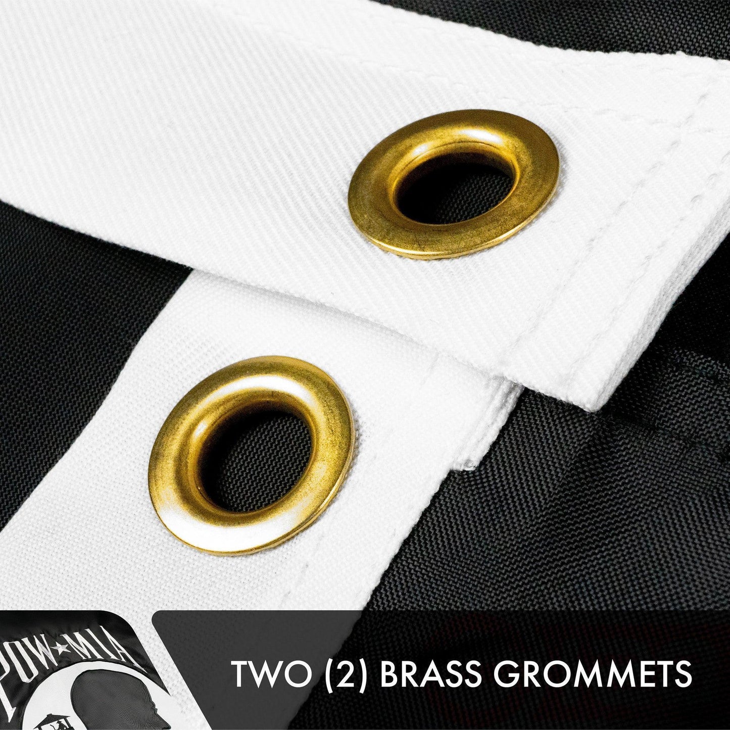 POW MIA Flag 3X5 Ft, 5Pack, Doublesided, Embroidered Polyester by G128