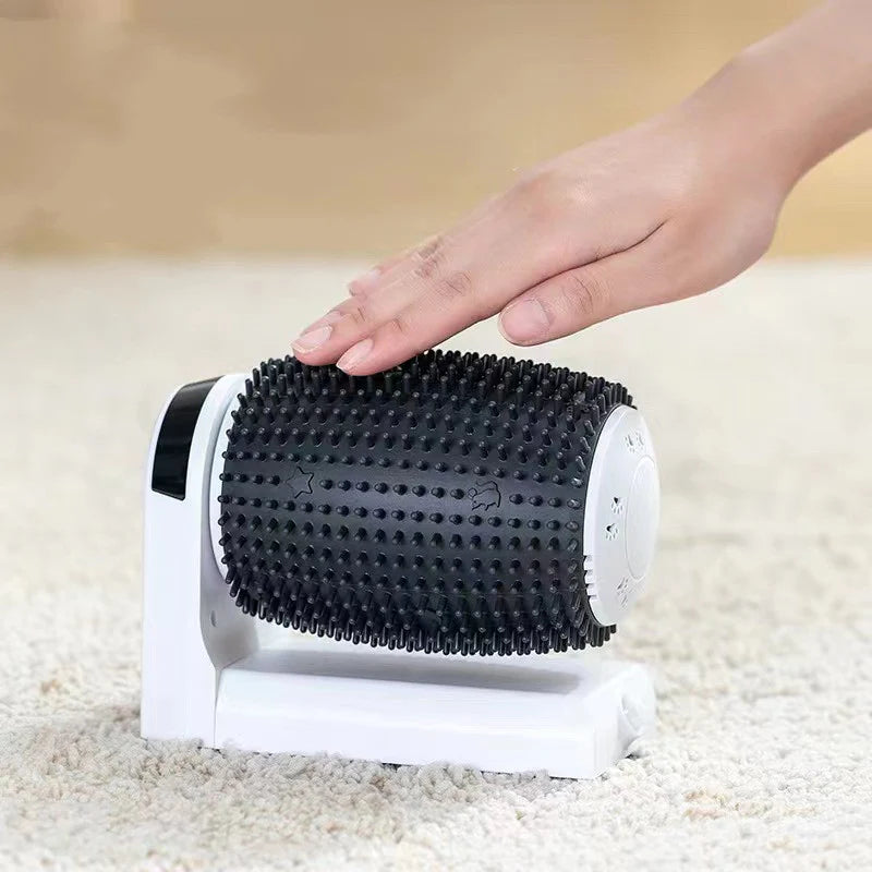 Pet Self-Cleaning Wall Brush Gentle Cat Corner Scratcher Auto Grooming Tool