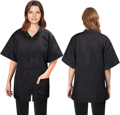 Grooming Smock,Anti-Static Smock for Dog Cat Barber Apron for Hair Salon,Workwear Barber for Women Men Pet Grooming Smock