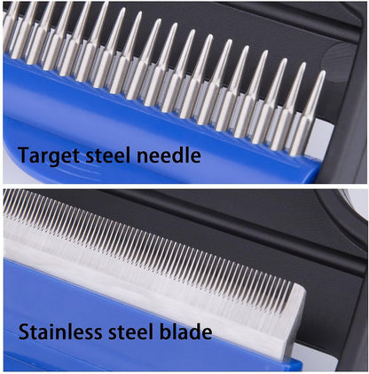 The Desheddinator - Versatile Grooming Tool: Undercoat Rake for Dogs, Cats, and Horses, Deshedding Brush and Comb for Pet Grooming