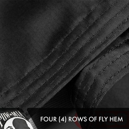 POW MIA Flag 3X5 Ft, 5Pack, Doublesided, Embroidered Polyester by G128