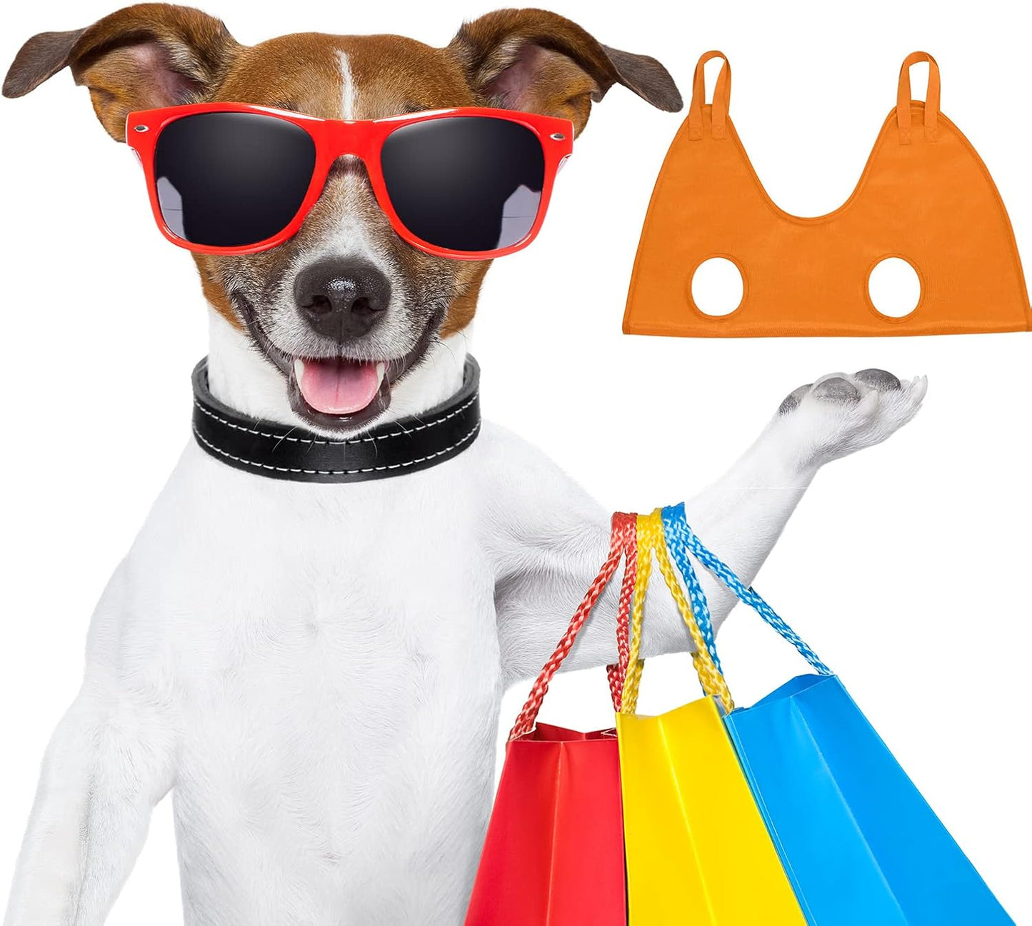 Pet Grooming Hammock with Anti-Splash Nail Clippers, Grooming Gloves,Dog Grooming Sling for Bathing Grooming and Nail Trimming-L (-Cwdc0001)